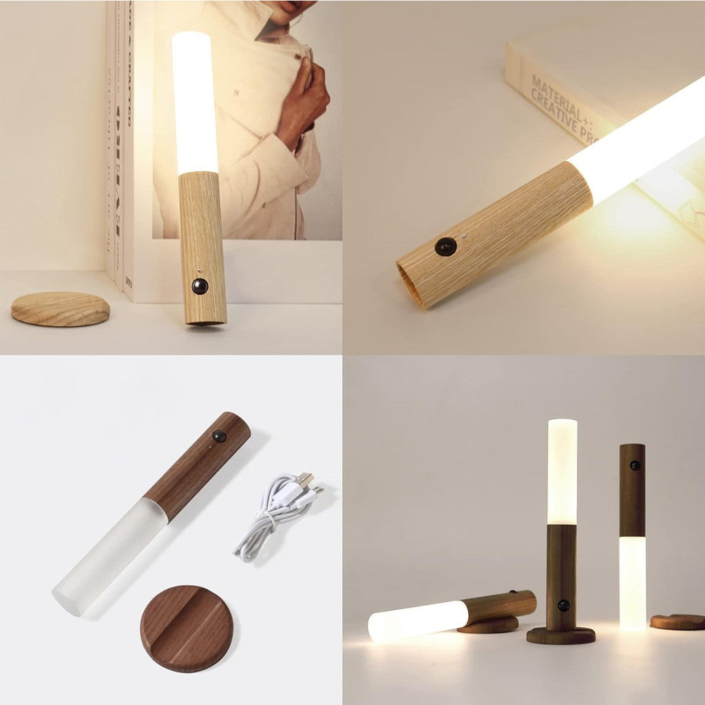 Luminária Portátil Recarregável com Sensor