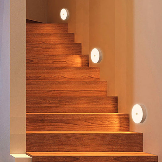 Luminária LED com Sensor Redonda